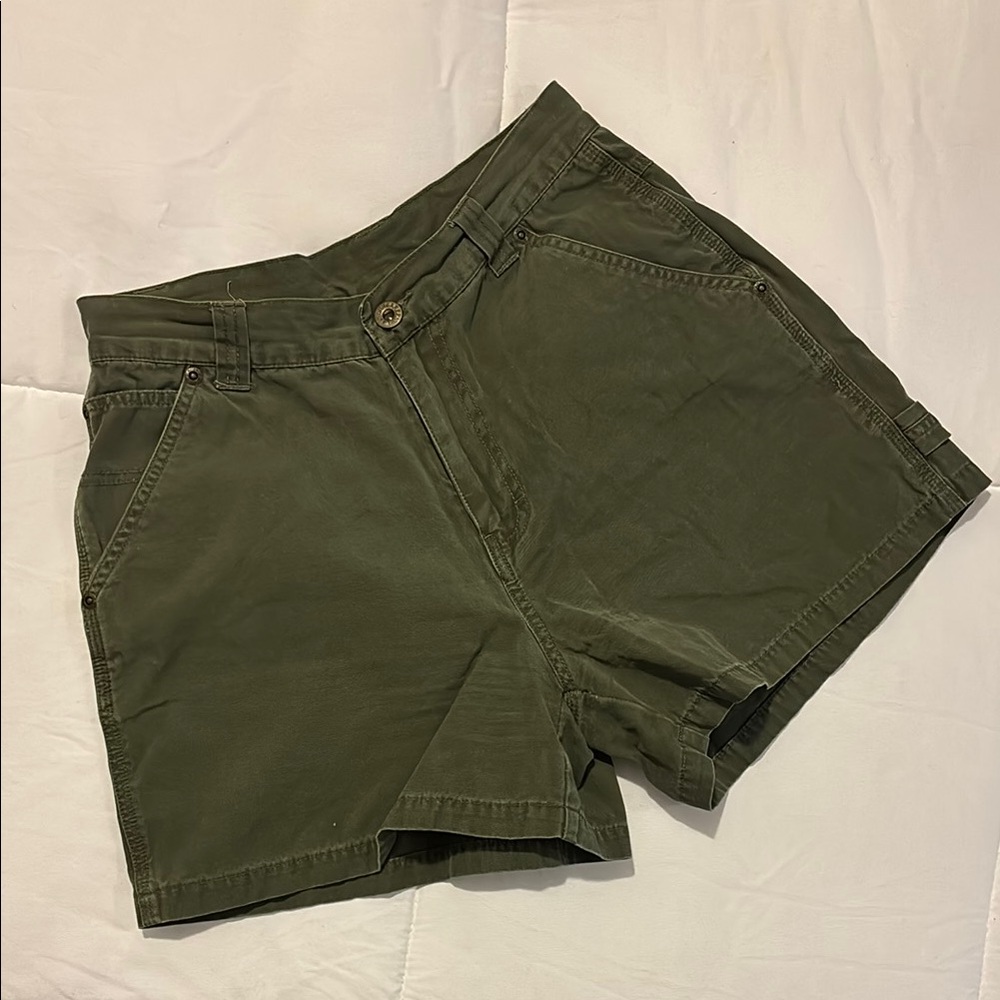 Lee Dungarees Dark Green Shorts